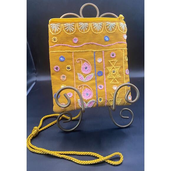"Another Y&S Original" Crossbody Purse Boho Festival Retro Embroidered - Picture 1 of 5